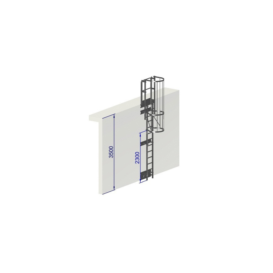 Kit crinoline hauteur 3500 mm pour bardage NF E85-016
