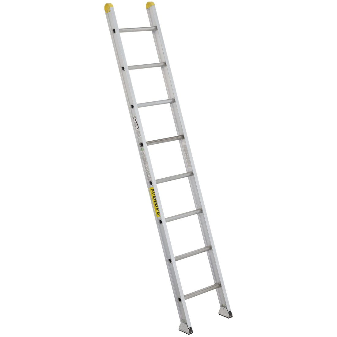 3100D - Échelle simple en aluminium à échelons à profil en D