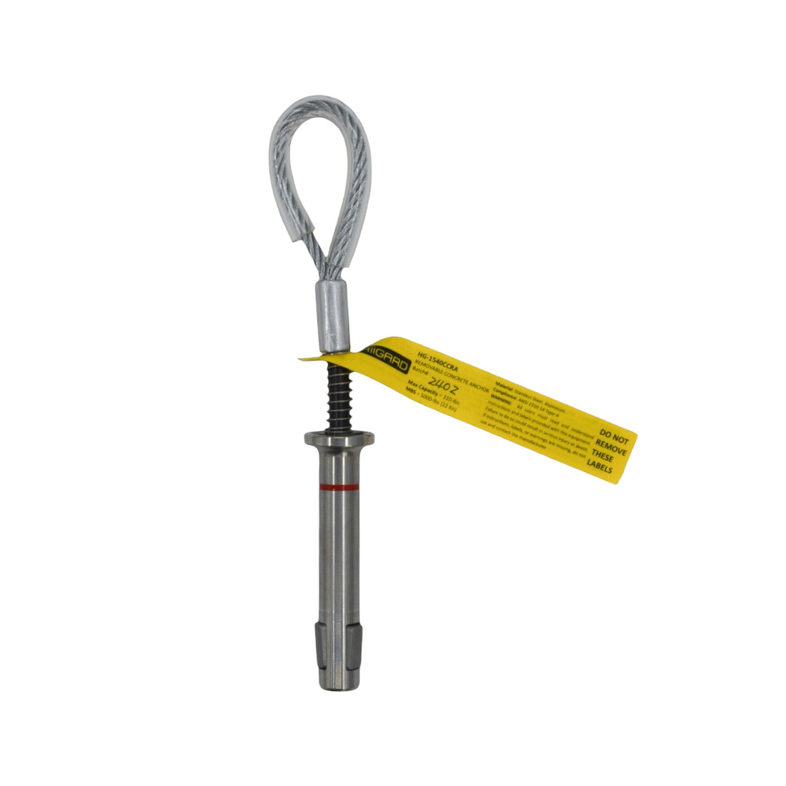 Ancrage amovible HiiGARD pour béton