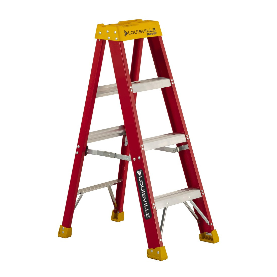 Louisville Ladder : Escabeau en fibre de verre L-3016 (300 lb)