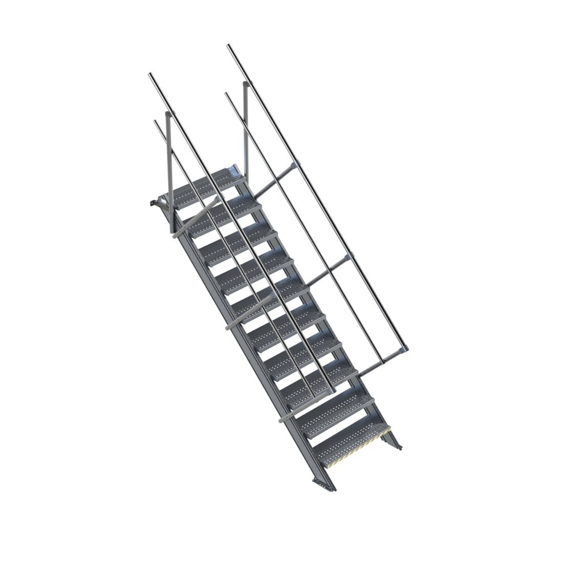 Escalier sans palier LEEVEL inclinaison 45°