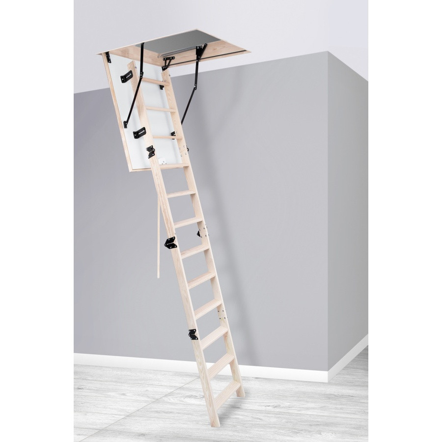 Escalier escamotable en bois - Escaliers repliables - de trappe : Échelle  Canada