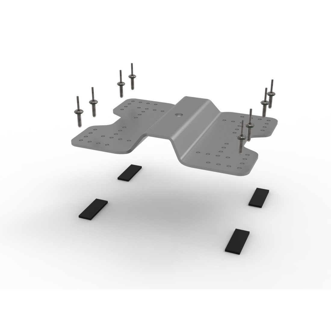Interface FLEEX pour bac sec/bac étanché fixation rivets
